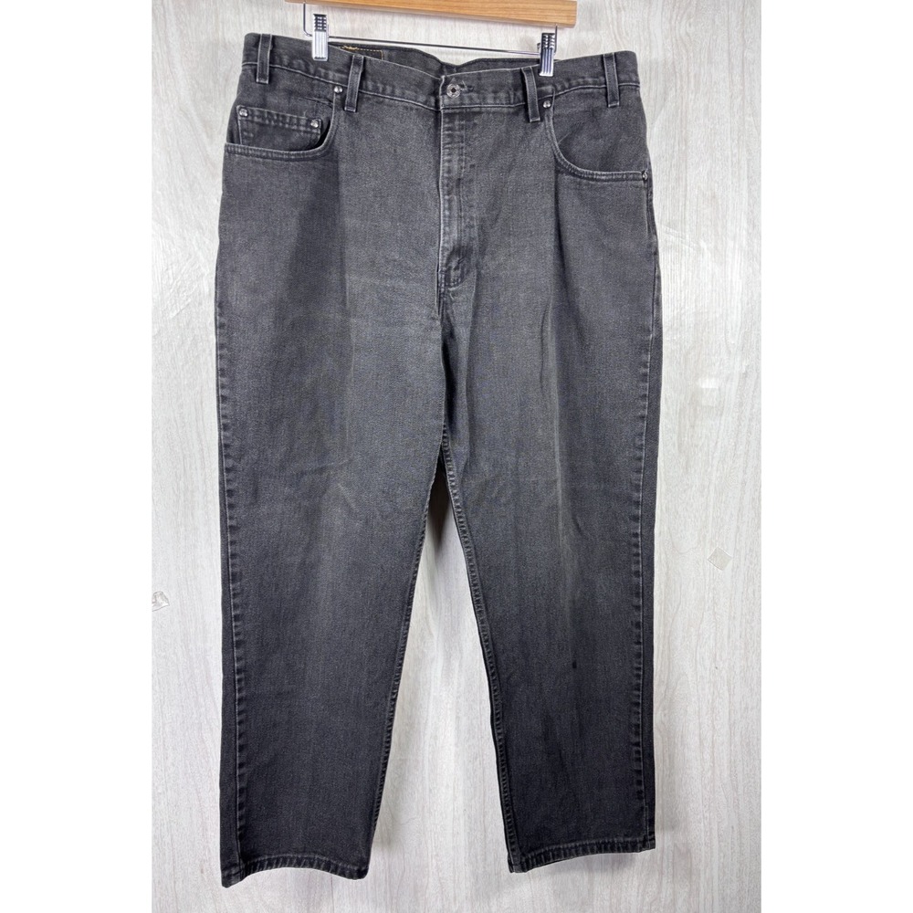 Levis 545‎ Jeans Mens 40x30 Black Orange Tab USA 90s Baggy Vintage Grunge